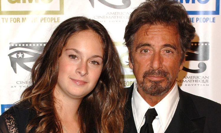 Julie Marie Pacino with her father, Al Pacino. 